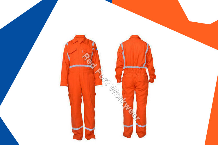 Nomex Flame Retardant Coverall for Industrial Use-Red Fort Workwear