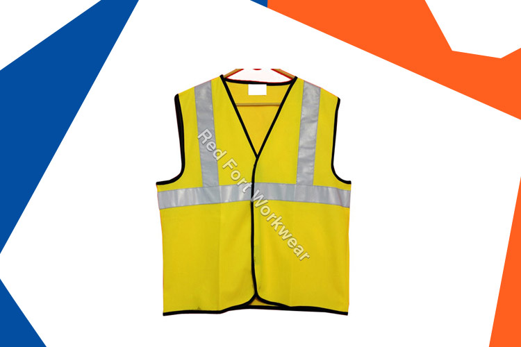 High Visibility Safety Reflective Vest for Industrial Use-Red Fort Workwear